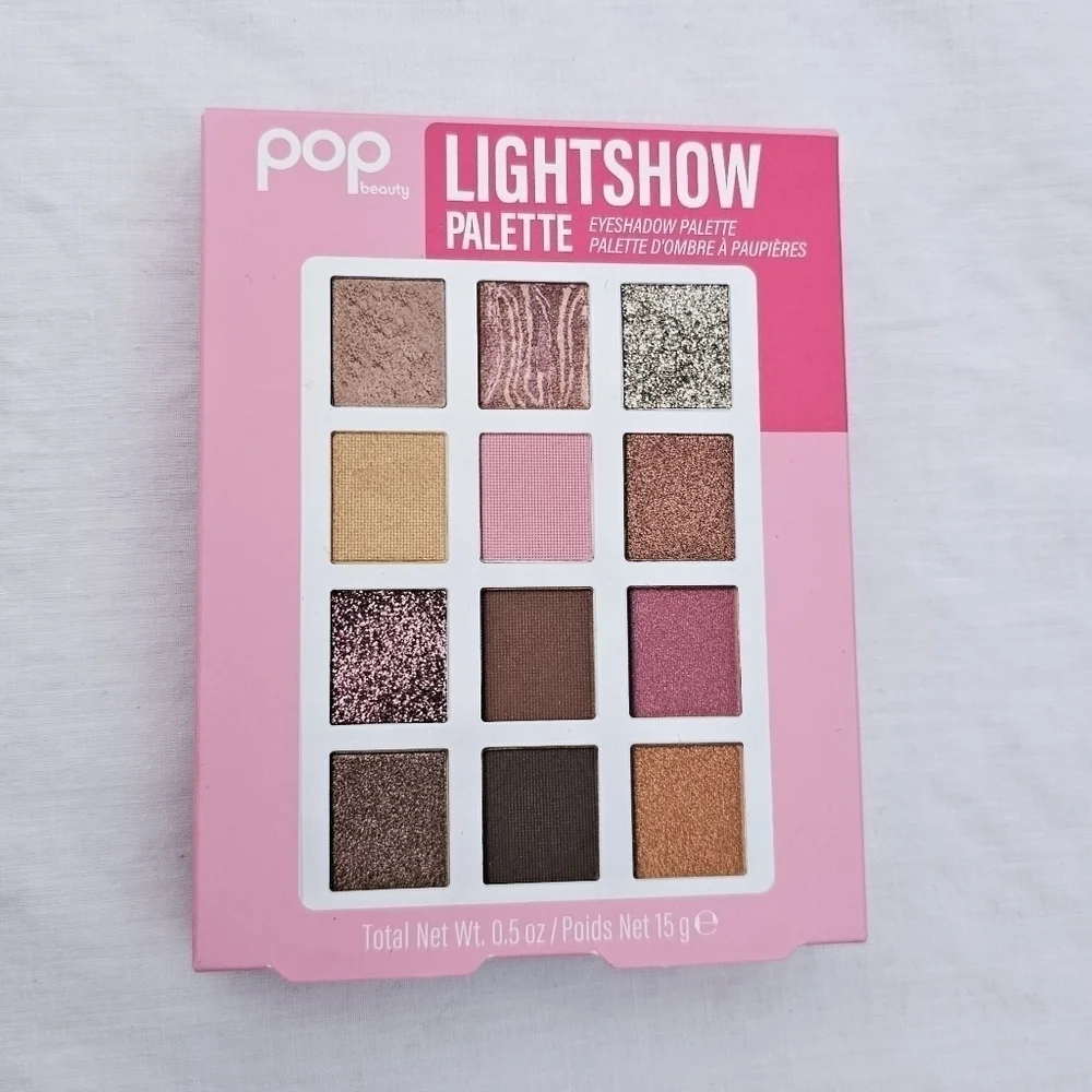 POP Beauty Eyeshadow palette pretty pink lightshow